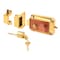 Prime-Line Rim Deadlatch, Cast Bronze Construction, Polished Brass-Plated Finish (Single Pack) SE 13312 - alternate 1